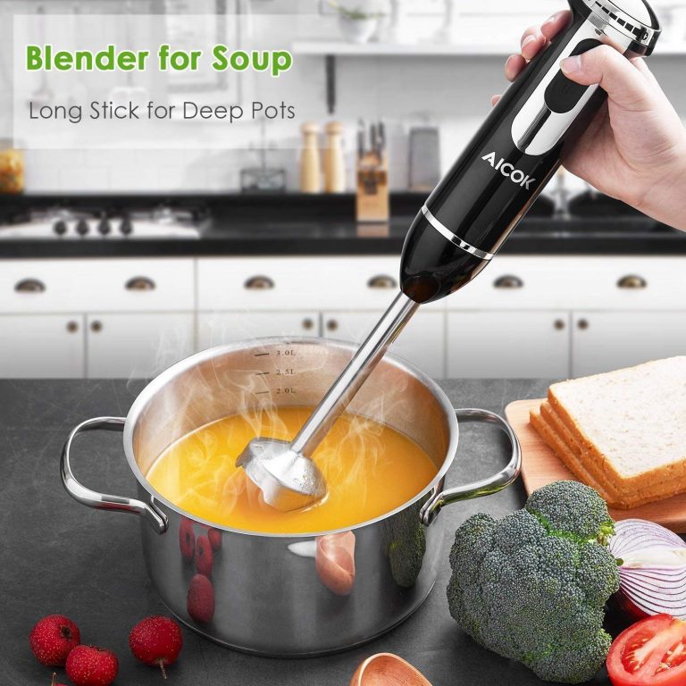 4in1 Aicok Immersion Blender Review Best Immersion Blenders of 2022